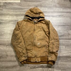 Carhartt Men's Brown Hooded Performance Jacket